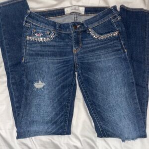 2000s style Bling Hollister Skinny jeans
